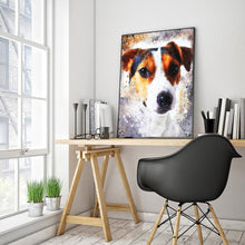 Charger l'image dans la galerie, Chien - diamant rond complet - 30x40cm