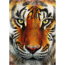 Charger l'image dans la galerie, Tigre - diamant rond complet - 30x40cm