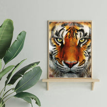 Charger l'image dans la galerie, Tigre - diamant rond complet - 30x40cm
