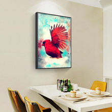 Charger l'image dans la galerie, Oiseau - diamant rond complet - 30x40cm