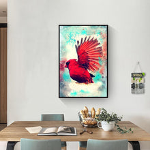 Charger l'image dans la galerie, Oiseau - diamant rond complet - 30x40cm