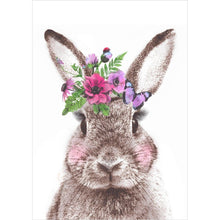 Charger l'image dans la galerie, Lapin de guirlande - diamant rond complet - 30x40cm