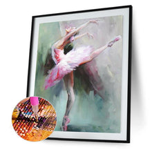 Charger l'image dans la galerie, Fille - diamant rond complet - 30x40cm