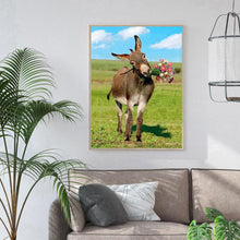 Charger l'image dans la galerie, Âne - diamant rond complet - 30x40cm