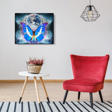 Charger l'image dans la galerie, Terre de papillon - diamant rond complet - 50x40cm