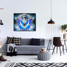 Charger l'image dans la galerie, Terre de papillon - diamant rond complet - 50x40cm