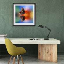 Charger l'image dans la galerie, Eau de papillon - diamant rond complet - 30x30cm