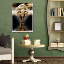 Charger l'image dans la galerie, Éléphant - diamant rond complet - 30x40cm