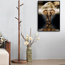 Charger l'image dans la galerie, Éléphant - diamant rond complet - 30x40cm