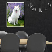 Charger l'image dans la galerie, Chien blanc - diamant rond complet - 30x40cm