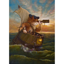 Charger l'image dans la galerie, Cat aventure - diamant rond complet - 30x40cm