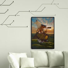 Charger l'image dans la galerie, Cat aventure - diamant rond complet - 30x40cm