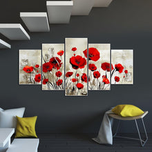 Charger l'image dans la galerie, 5pcs/set flower - peinture en diamant ronde - 95x45cm