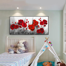 Charger l'image dans la galerie, Fleur - diamant rond complet - 100x50cm