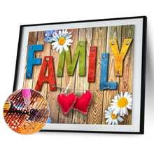 Charger l'image dans la galerie, Famille - diamant rond complet - 40x30cm