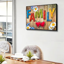 Charger l'image dans la galerie, Famille - diamant rond complet - 40x30cm