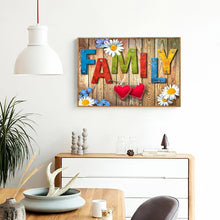 Charger l'image dans la galerie, Famille - diamant rond complet - 40x30cm