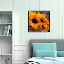 Charger l'image dans la galerie, Tournesol - diamant rond complet - 30x30cm