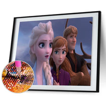 Charger l'image dans la galerie, Personnages de dessins animés congelés - diamant rond complet - 40x30cm