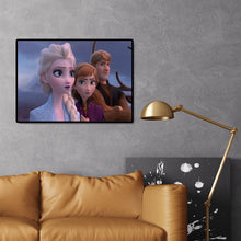 Charger l'image dans la galerie, Personnages de dessins animés congelés - diamant rond complet - 40x30cm