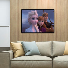 Charger l'image dans la galerie, Personnages de dessins animés congelés - diamant rond complet - 40x30cm