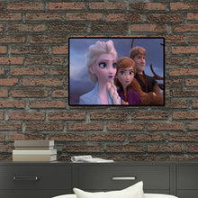 Charger l'image dans la galerie, Personnages de dessins animés congelés - diamant rond complet - 40x30cm