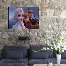 Charger l'image dans la galerie, Personnages de dessins animés congelés - diamant rond complet - 40x30cm