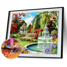 Charger l'image dans la galerie, Cour - diamant rond complet - 40x30cm