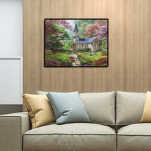 Charger l'image dans la galerie, Maison de château - diamant rond complet - 40x30cm