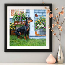 Charger l'image dans la galerie, Femmes de chien - diamant rond complet - 30x30cm