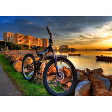 Charger l'image dans la galerie, Vélo - diamant rond complet - 40x30cm