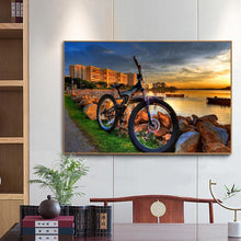 Charger l'image dans la galerie, Vélo - diamant rond complet - 40x30cm