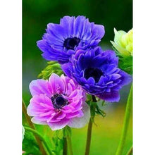 Charger l'image dans la galerie, Croix de fleur - diamant rond complet - 30x40cm