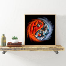 Charger l'image dans la galerie, Oiseau de tigre - diamant rond complet - 30x30cm