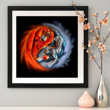 Charger l'image dans la galerie, Oiseau de tigre - diamant rond complet - 30x30cm