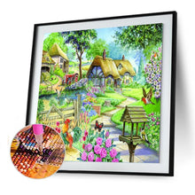 Charger l'image dans la galerie, Village - diamant rond complet - 30x30cm