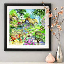 Charger l'image dans la galerie, Village - diamant rond complet - 30x30cm