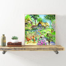 Charger l'image dans la galerie, Village - diamant rond complet - 30x30cm