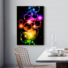 Charger l'image dans la galerie, Cercle de bulles - diamant rond complet - 30x40cm