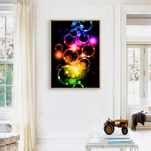 Charger l'image dans la galerie, Cercle de bulles - diamant rond complet - 30x40cm
