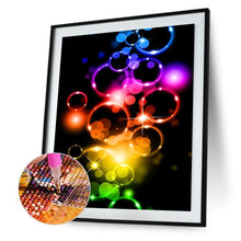 Charger l'image dans la galerie, Cercle de bulles - diamant rond complet - 30x40cm