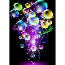 Charger l'image dans la galerie, Cercle de bulles - diamant rond complet - 30x40cm