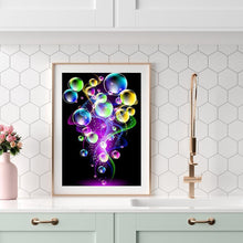 Charger l'image dans la galerie, Cercle de bulles - diamant rond complet - 30x40cm