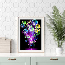 Charger l'image dans la galerie, Cercle de bulles - diamant rond complet - 30x40cm