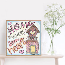 Charger l'image dans la galerie, Accueil - diamant rond complet - 30x30cm