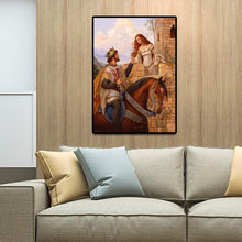 Charger l'image dans la galerie, Princesse et chevalier - diamant rond complet - 30x40cm