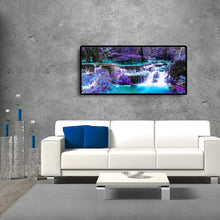 Charger l'image dans la galerie, Paysage de chute d’eau - diamant rond complet -