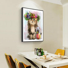 Charger l'image dans la galerie, Souris de chat - diamant rond complet - 30x40cm