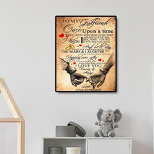 Charger l'image dans la galerie, Main dans la main - diamant rond complet - 30x40cm