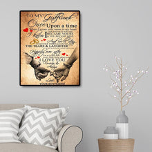 Charger l'image dans la galerie, Main dans la main - diamant rond complet - 30x40cm